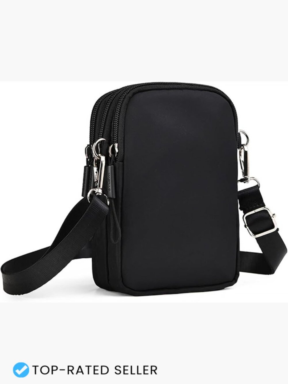 Waterproof Nylon Crossbody Phone Purse Lightweight Travel Wallet Adjustable